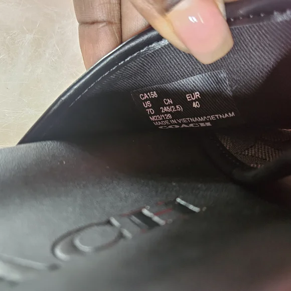 NWOT Coach Crossover Cross-strap Signature comfort Slide Sandals Men 7 Women 8 - Picture 3 of 5